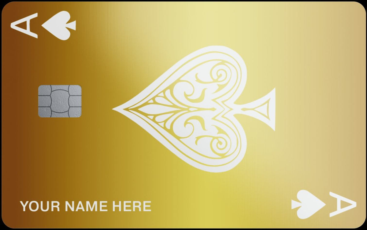 Credit Card Skin ace of Spades 