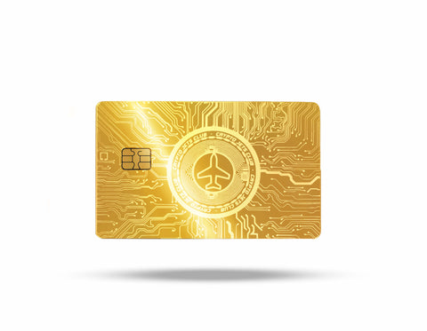 CardRare-CryptoJetsClub-custom-metal-bank-card