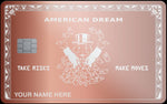 The American Dream Card Rose Gold