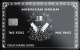 The American Dream Card Matte Black
